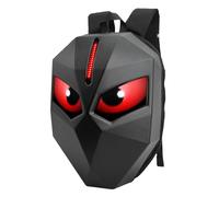 Depisuta Sac à Dos LED avec écran de Contrôle D'application, Sac à Dos de Moto Programmable avec Yeux LED, étui Rigide étanche pour Ordinateur Portable, écran Couleur LED, Sac LED