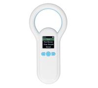 Depisuta Scanner de puces électroniques pour Animaux de Compagnie, Stockage de données de 500 enregistrements, Lecteur de puces électroniques pour Animaux de Compagnie 134,2 kHz RFID EMID