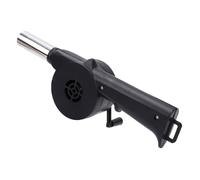 Depisuta Souffleur de barbecue manuel à manivelle - Allume-feu portable | Outil à Soufflet Manuel, Construction en Plastique et en Acier, Aucune Pile Nécessaire, pour Barbecue au Charbon de Bois,