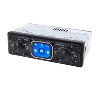 Depisuta Stéréo de Voiture Simple DIN, écran Tactile de 2,2 Pouces, Lecteur MP3 Multimédia Bluetooth, Prend en Charge AUX EQ SD USB, Charge Rapide avec Lumières LED, Affichage de