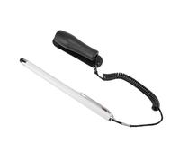 Depisuta Stylet pour écran Tactile, Stylet Capacitif de Précision Haute sensibilité avec Corps en Alliage de Zinc, Pointe en Silicone pour, Tablette, Ordinateur Portable, Appareil (White)