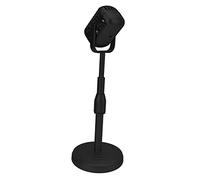 Depisuta Support de Microphone Classique avec Support de Microphone, Design Rétro, Matière Plastique Durable et Légère, Base Stable pour Accessoires de Photographie à Succès de Mode Rétro (Black)
