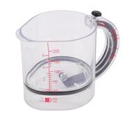 Depisuta Tasse à Mesurer Réglable 4 en 1, Tasses à Mesurer Multifonctions avec Base de Joint de Style Grattoir pour la Cuisson, la Pâtisserie et les Ingrédients, Facile à Nettoyer