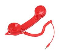 Depisuta Téléphone Cellulaire à L'ancienne avec Une Prise de 3,5 Mm, Une Puissance Stable pour Les Smartphones et Ordinateurs, Grand Amour (Rouge)