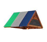 Depisuta Tissu de la Canopée de Sunshade, 132x226cm 210d Tissu Oxford Rectangle Shade Sun Sail Canopy Garden Extérieur Auvent HOL Swing Swing Canopy with Vis Accessoires pour Terrasses Entrailles