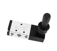 Depisuta Vanne Pneumatique Manuelle, Structure Compacte, 5 Ports, 3 Positions, Vanne à Levier Manuelle pour Le Réglage des Paramètres Moyens (4H230-08)