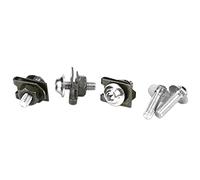 Depisuta Vis élégantes du Kit de Carénage de Moto avec Une luminosité Durable, à Remplacer en Plusieurs Vélos (Silver)