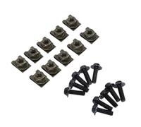 Depisuta Vis élégantes du Kit de Carénage de Moto avec Une luminosité Durable, à Remplacer en Plusieurs Vélos (Black)