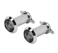 Depisuta Visionneuse de sécurité de sécurité à la Maison à 2 Pièces, Angle de Visualisation de 220 Degrés, Visionneuse de Ménage Anti-vol, Installation Facile pour le (Silaire simple 16, ouverture