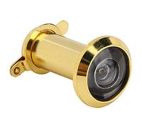 Depisuta Visionneuse de sécurité de sécurité à la Maison à 2 Pièces, Angle de Visualisation de 220 Degrés, Visionneuse de Ménage Anti-vol, Installation Facile pour le (Diamètre simple du trou d'or