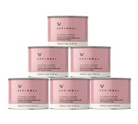 Depiwell Épilation à la cire dépilatoire liposoluble délicate au dioxyde de titane 400 ml (6 pièces)