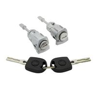 DEPKKKI Barillet de serrure de porte gauche et droite compatible avec VW Golf 4 IV MK4 Bora A6 Skoda Fabia Polo (1997-2003)(L-R Assemble Lock)