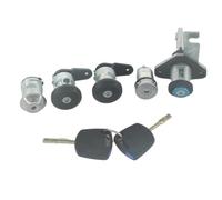 DEPKKKI Compatible avec Ford Ka 1997-2007 : kit de serrure complet comprenant un cylindre de serrure de coffre et 2 clés.(5PCS SET)
