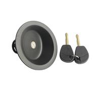 DEPKKKI Compatible avec Peugeot Partner et Citroën Berlingo (1996-2008) : Bouchon de réservoir d'essence avec serrure et 2 clés
