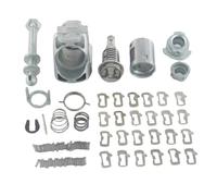 DEPKKKI For Peugeot 407, Citroën C4 (2004-2011), Picasso (2006-2008) : barillet de serrure de porte avant gauche avec 2 clés(Repair Set)