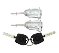 DEPKKKI Kit de réparation de barillet de serrure de porte gauche et droite for VW Passat, Seat Toledo, Leon, Arosa et Lupo(L-R Assembled Lock)