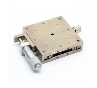 Déplacement manuel de glissière d'acier inoxydable de l'axe X 100mm avec la haute précision(LBX100-L)