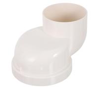 Déplaceur de Toilettes Pvc Blanc, Étanche, Installation Facile | Moulage Monobloc, Paroi Épaissie, Joint sans Fuite, Intérieur Lisse, pour Salle de Bain et Wc