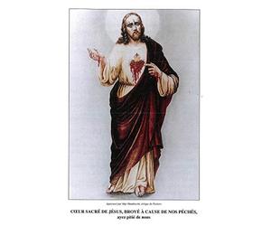 Dépliant Coeur sacré de Jésus, broyé à cause de nos péchés, ayez pitié de nous