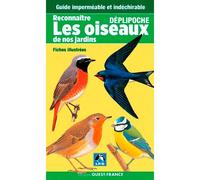 Déplipoche - Reconnaître les oiseaux du jardin - LPO collectif - Ouest France - Guide