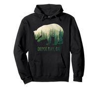Depoe Bay Bear State of Oregon Pacific NW Wildlife Sweat à Capuche