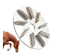 Dépoileur De Poils De Cochon - Outil Agricole Économiseur De Travail | Disque Ergonomique Pour Éliminer Les Poils De Chèvre,Pour Coqs Poules Poulets Chèvres Moutons Vaches Volaille Chevaux Canards Aba