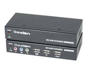 Deport KVM DVI/USB 2.0/Audio sur 2 x CAT5 50m