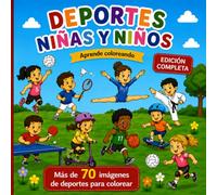 DEPORTES Y NIÑOS Y NIÑAS: Aprende coloreando