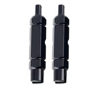 Dépose Noyau Valve pour presta pour américain 54mm Dépose Noyau | Compatible pour presta et pour américain, retire pose noyaux, adapte extendeurs, pour polyvalent route VTT(Black)