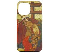 Déposition du Christ Icône orthodoxe Orientale Semaine Houx de Pâques Coque pour iPhone 13 Pro Max