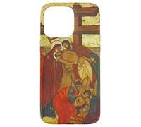 Déposition du Christ Icône orthodoxe Orientale Semaine Houx de Pâques Coque pour iPhone 15 Pro Max