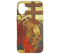 Déposition du Christ Icône orthodoxe Orientale Semaine Houx de Pâques Coque pour iPhone 16 Plus