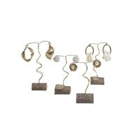 deposito di gioielli Présentoir de boucles d'oreilles à bijoux au design créatif fait la main