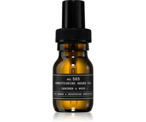 Depot 500 BEARD & MOUSTACHE SPECIFICS NO. 505 CONDITIONING BEARD OIL huile pour barbe Leather & Wood 30 ml