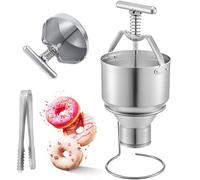 Dépôt de donut robuste 5 L - Distributeur de pâte réglable pour boulangerie commerciale maison cuisine support outil mains libres