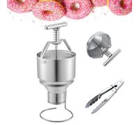 Dépôt manuel de beignets avec support et réglage de l'épaisseur pour une distribution uniforme de la pâte dans les environnements commerciaux