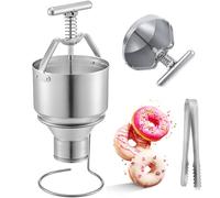 Dépôt manuel de donut avec support, machine à beignets réglable et distributeur de trémie pour un façonnage facile et uniforme des donuts, idéal pour les boulangeries et un usage domestique