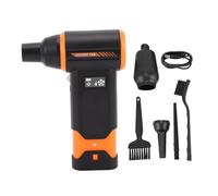 Dépoussiéreur à air comprimé, 130 000 tr/min électrique 4 vitesses réglables, mini souffleuse à neige rechargeable, ventilateur turbo sans fil, aspirateur pour PC, clavier,
