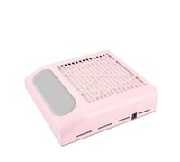 Dépoussiéreur, Aspirateur à ongles 150W, ventilateur d'extraction for manucure et pédicure, absorbeur de poussière avec filtre amovible, collecte de poussière for Salon(Pink)