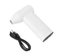Dépoussiéreur d'air électrique 130 000 TR/Min sans Fil avec buse magnétique, Flux d'air Turbo réglable à 3 Vitesses pour Clavier d'ordinateur, électronique, Voiture, Nettoyage de (Blanche)