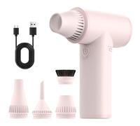 Dépoussiéreur d'air électrique portable, sèche-linge rechargeable sans fil, haute vitesse de 130 000 tr/min pour un nettoyage rapide du clavier, de la voiture, de l'appareil photo