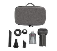 Dépoussiéreur d'air électrique professionnel, souffleur à sec 300 000 tr/min, moteur sans balais de 32 mm avec poussée jusqu'à 2,2 lb, souffleur d'air portable sans fil pour (Flash noir)