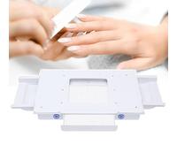 DéPoussiéReur éLectrique Pour Ongles Punch, DéPoussiéReur Pour Ongles Sous Le Bureau, Collecteur De PoussièRe De Ventilateur à Tiroir Caché, ChâSsis En Abs Blanc 40 × 28 × 7 Cm
