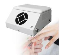 DéPoussiéReur éLectrique Pour Oreiller à Main Pour Nail Art, DéPoussiéReur De Polissage Des Ongles En Gel Nail Tech, Super Aspiration à 360 °, Avec Commande Par Bouton IndéPendant,110V