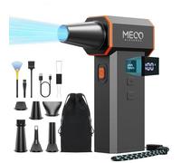 Dépoussiéreur électrique sans fil 220 000 tr/min super puissant, moteur sans balais rechargeable, ventilateur durable, vitesse réglable en continu pour ordinateur, clavier, extérieur, maison et