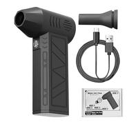 Dépoussiéreur électrique - Souffleur rechargeable par USB, 3 vitesses de flux d'air, séchoir à main compact, outil de nettoyage léger | Parfait pour la maison, le bureau, l'extérieur, la voiture, le