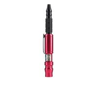 Dépoussiéreur ergonomique multifonctionnel 20 g en alliage d'aluminium avec clip de ceinture, design 3 couleurs, léger