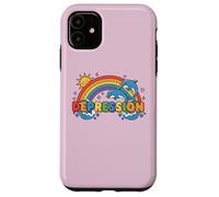 DÉPRESSION avec Arc-en-Ciel ET Dauphins Coque pour iPhone 11