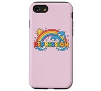 DÉPRESSION avec Arc-en-Ciel ET Dauphins Coque pour iPhone SE (2020) / 7/8