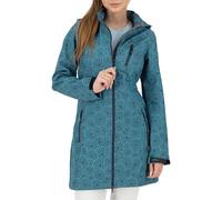 DEPROC-Active Shelby Long manteau softshell pour femme avec capuche amovible